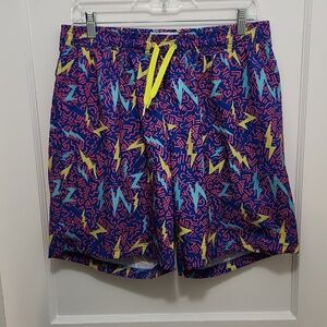 Tipsy Elves Grease Lightning Swim Trunks Men’s Size XL